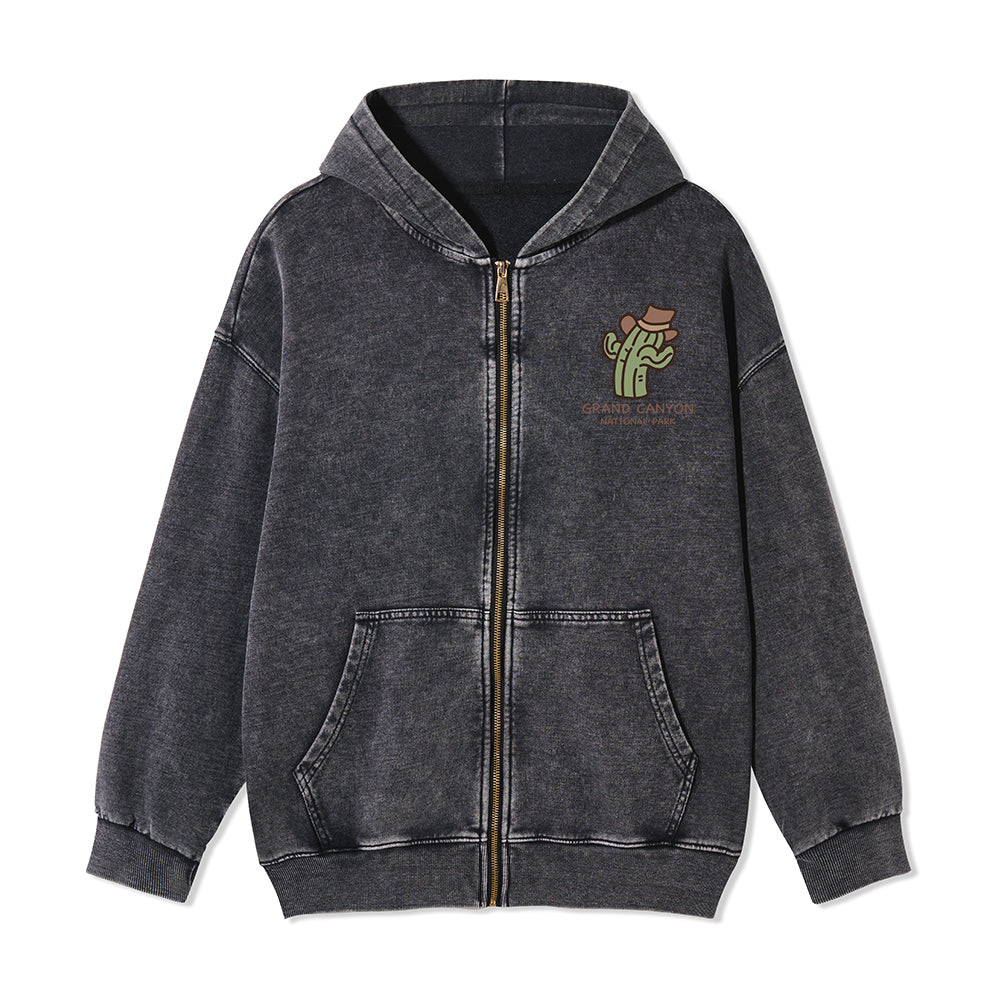 Freeleaf Grand Canyon National Park  Unisex Nature Inspired Fleece Full-Zip Hoodie