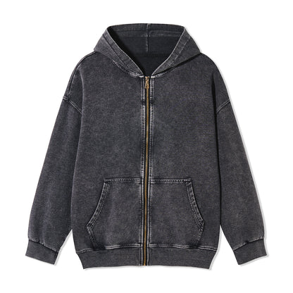 Freeleaf  Be Kind Full-Zip Back-printed Hoodie