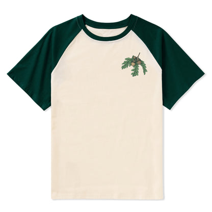 Freeleaf Into Forest And Find My Soul Unisex Raglan Sleeve Top