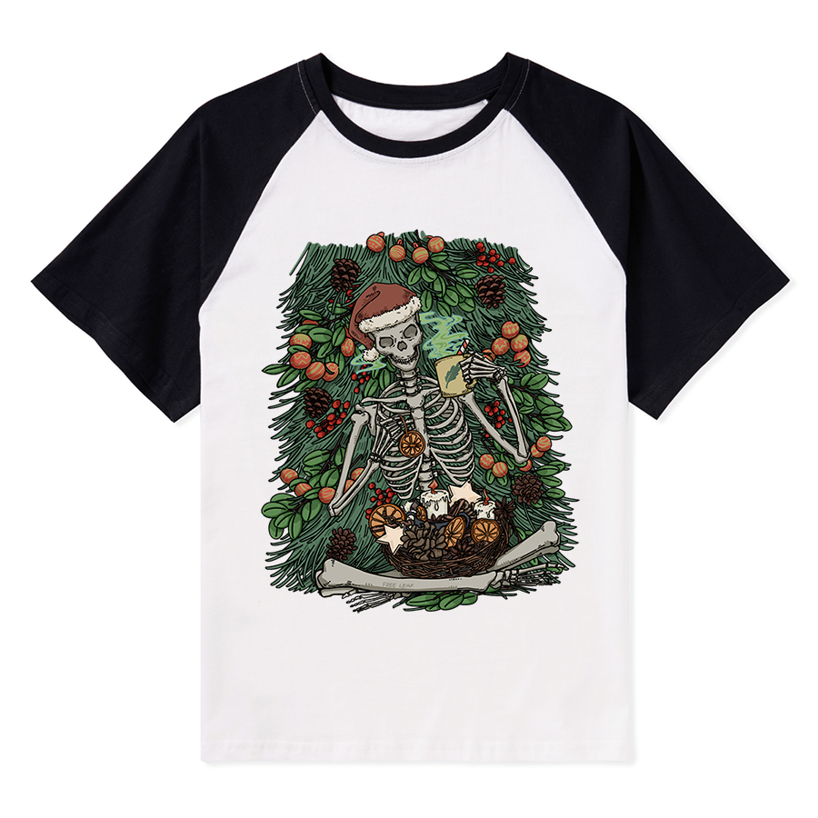 freeleaf-infinite-fun-time-front-printed-raglan-short-sleeve-top