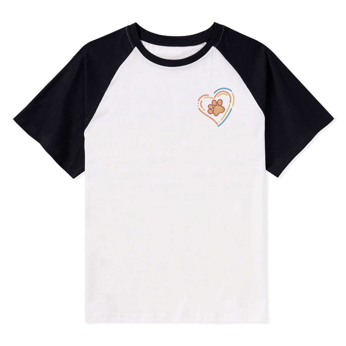 Freeleaf Heart of Wilderness Camping Unisex Nature Inspired Raglan Sleeve Top