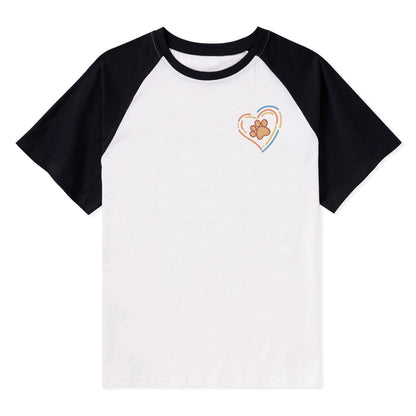Freeleaf Heart of Wilderness Camping Unisex Nature Inspired Raglan Sleeve Top