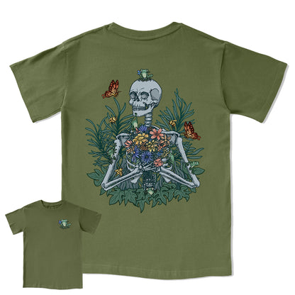 Freeleaf Rebirth in Bloom Camping Unisex Nature Inspired Tee