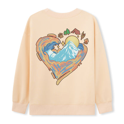Freeleaf Heart of Wilderness Camping Unisex Sweatshir
