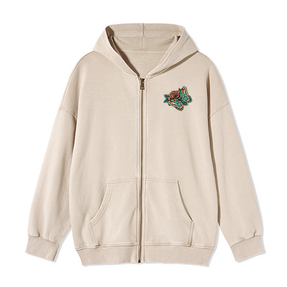 freeleaf-floral-skull-unisex-fleece-full-zip-hoodie