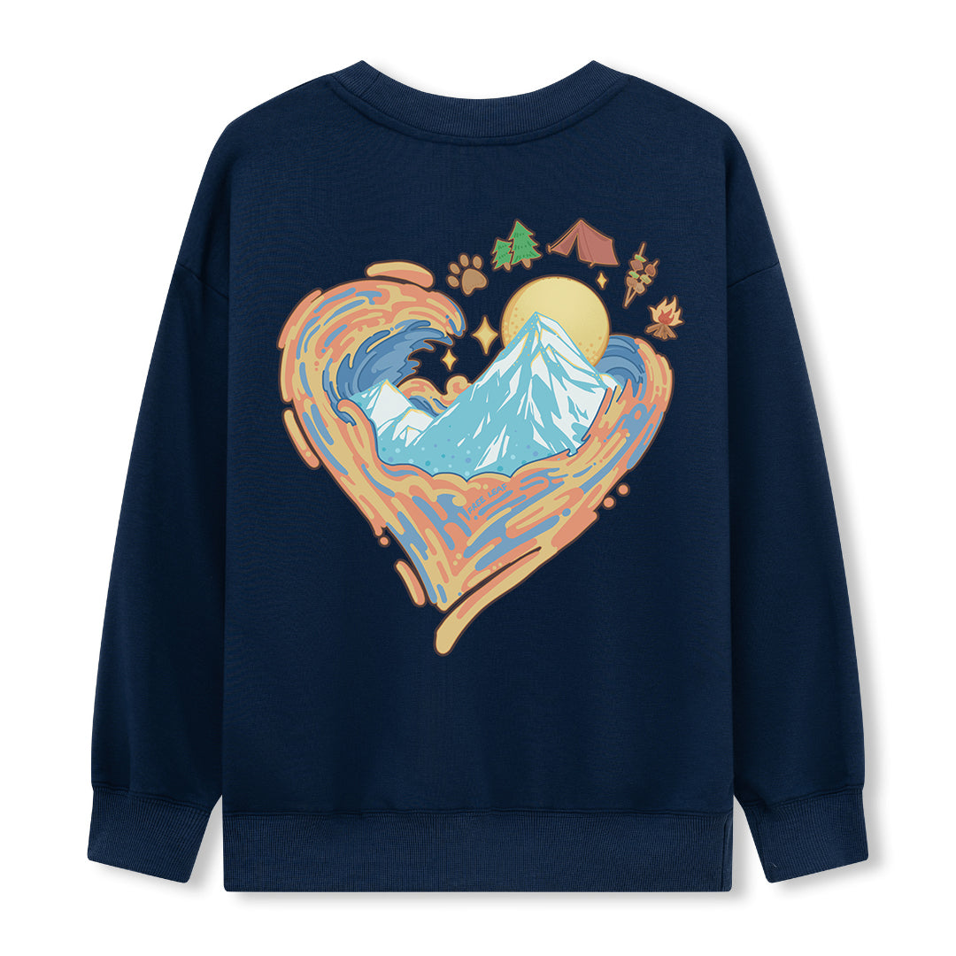 Freeleaf Heart of Wilderness Camping Unisex Sweatshir