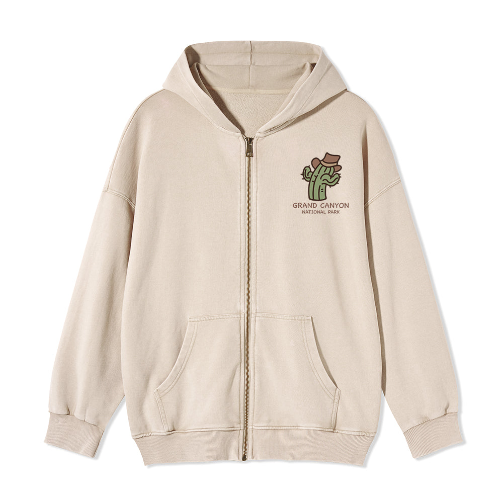Freeleaf Grand Canyon National Park  Unisex Nature Inspired Fleece Full-Zip Hoodie