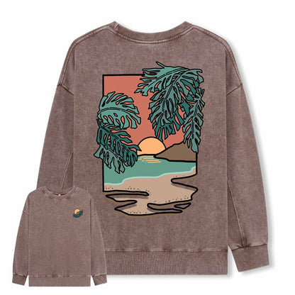 Hawaiian Vacation Washed Sweatshirt