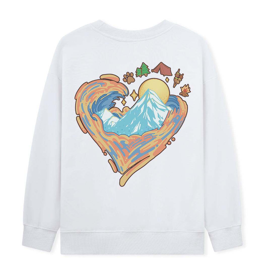 Freeleaf Heart of Wilderness Camping Unisex Sweatshir