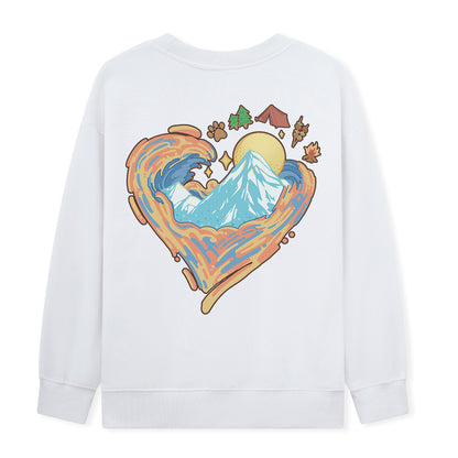 Freeleaf Heart of Wilderness Camping Unisex Sweatshir