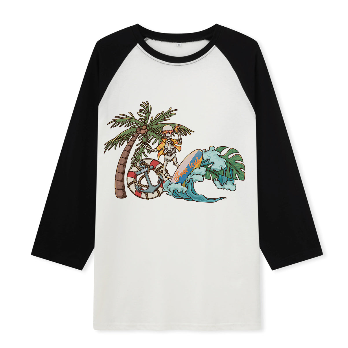 Freeleaf Eternal Summer Romance Adventure Unisex Raglan Sleeve Top