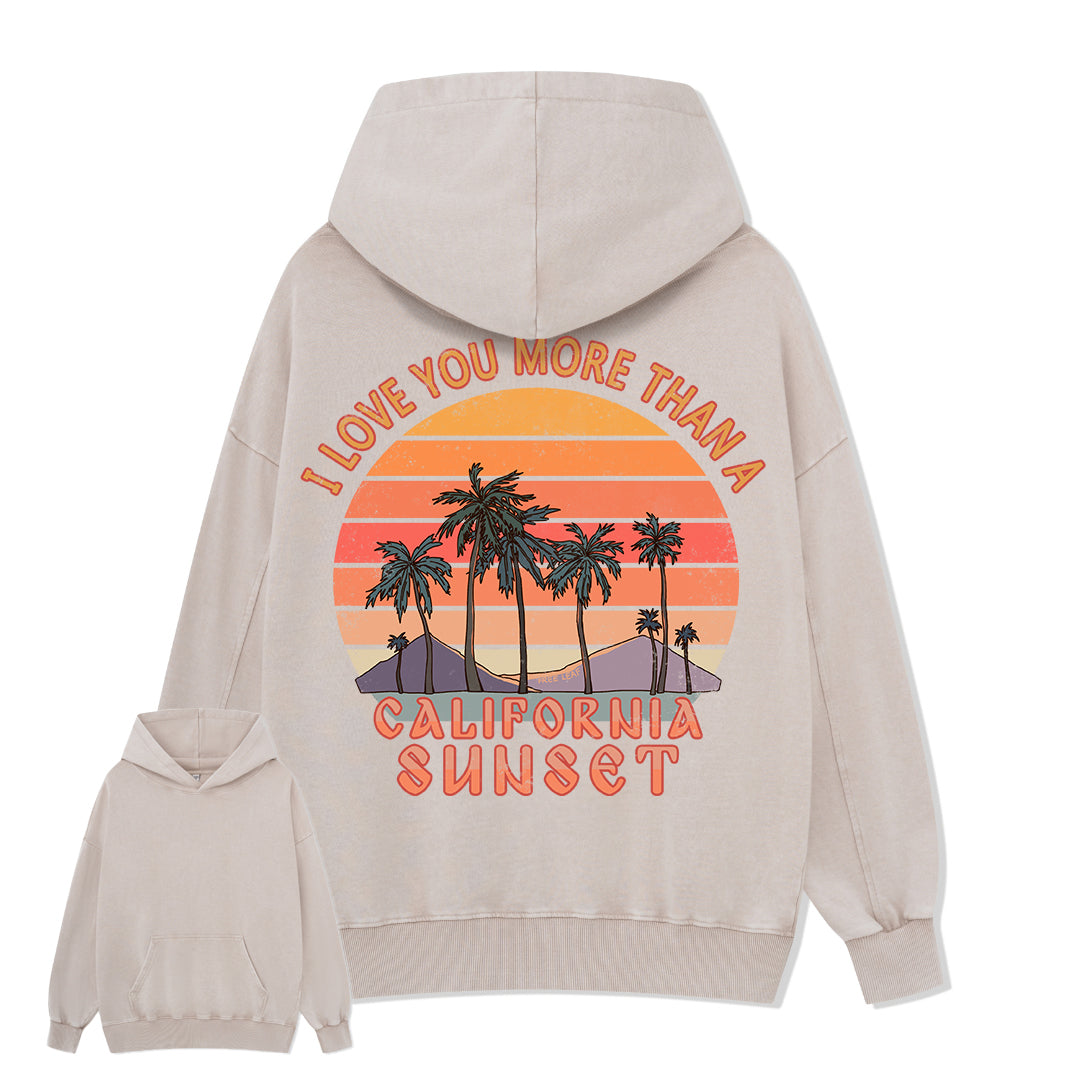 Freeleaf Sunset Reverie Unisex Back-printed Hoodie