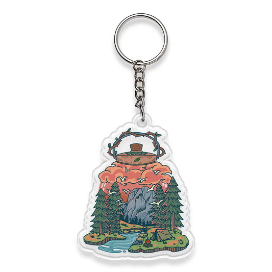Freeleaf Go And Discover Double-Sided Acrylic Keychain
