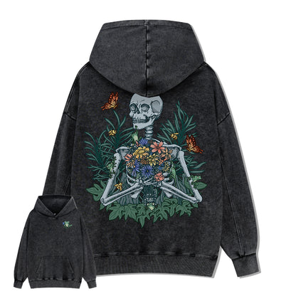 Freeleaf Rebirth in Bloom Unisex Nature Inspired Hoodie