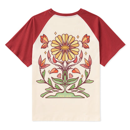 Freeleaf Elf Viligis Unisex Nature Inspired Raglan Sleeve Top