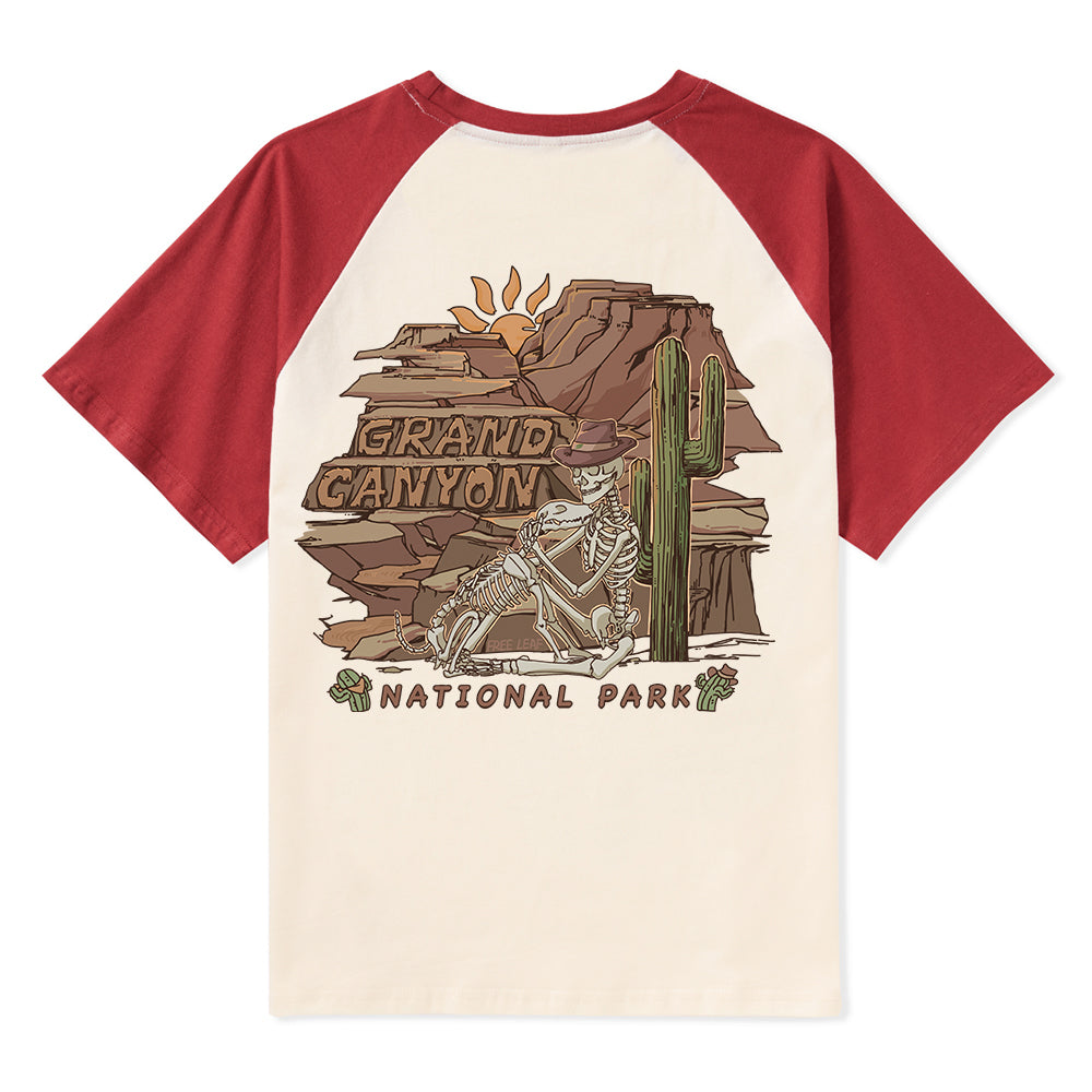 Freeleaf  Grand Canyon National Park  Unisex Raglan Sleeve Top