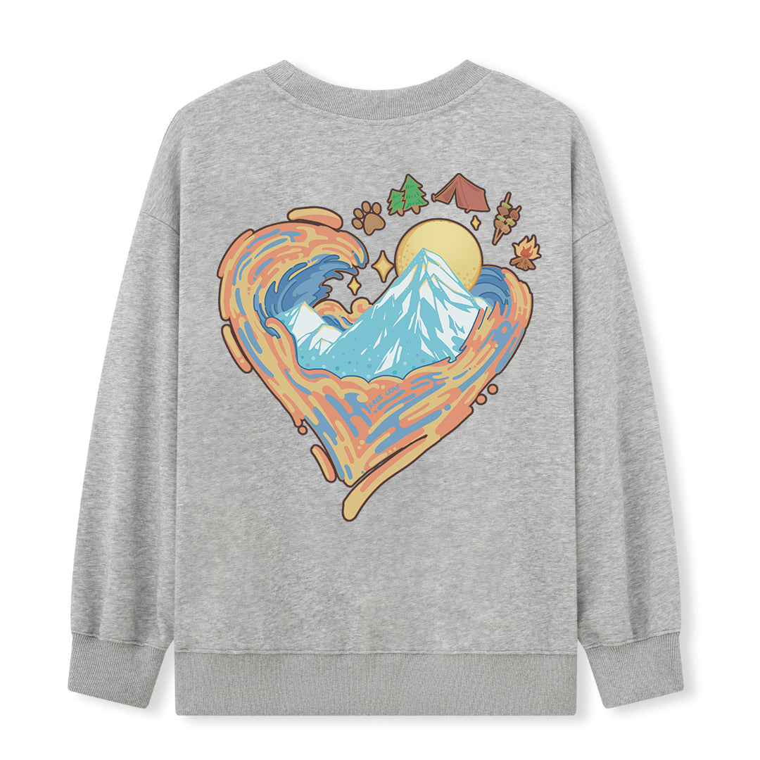 Freeleaf Heart of Wilderness Camping Unisex Sweatshir
