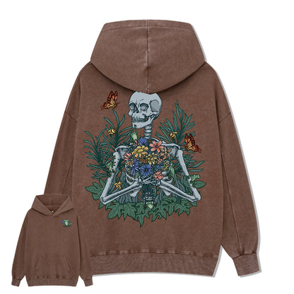 Freeleaf Rebirth in Bloom Unisex Nature Inspired Hoodie