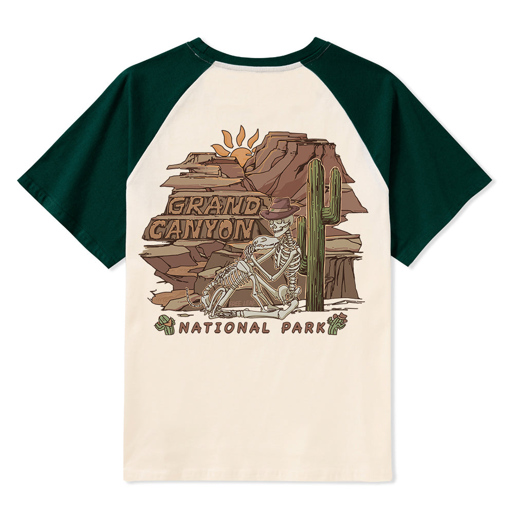Freeleaf  Grand Canyon National Park  Unisex Raglan Sleeve Top