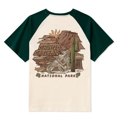 Freeleaf  Grand Canyon National Park  Unisex Raglan Sleeve Top