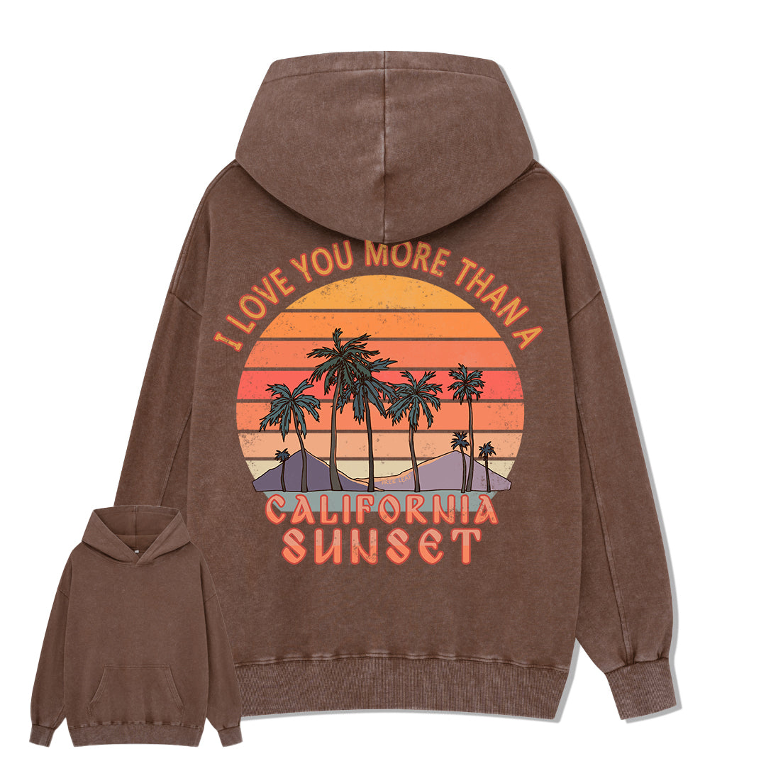 Freeleaf Sunset Reverie Unisex Back-printed Hoodie
