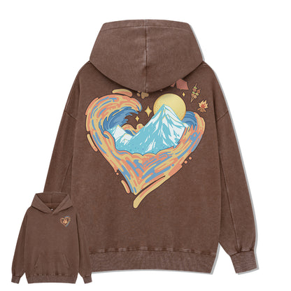 Freeleaf Heart of Wilderness Camping Unisex Nature Inspired Hoodie