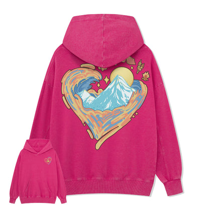 Freeleaf Heart of Wilderness Camping Unisex Nature Inspired Hoodie