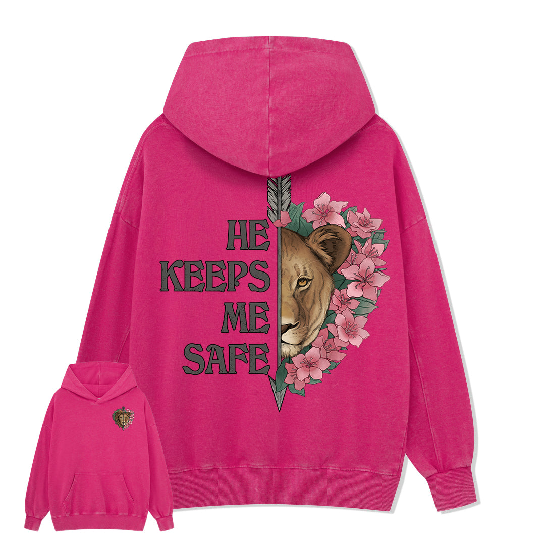 Freeleaf Wild at Heart Love Untamed Unisex Back-printed Hoodie