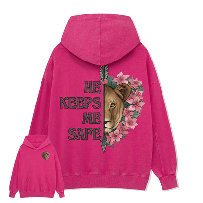 Freeleaf Wild at Heart Love Untamed Unisex Back-printed Hoodie