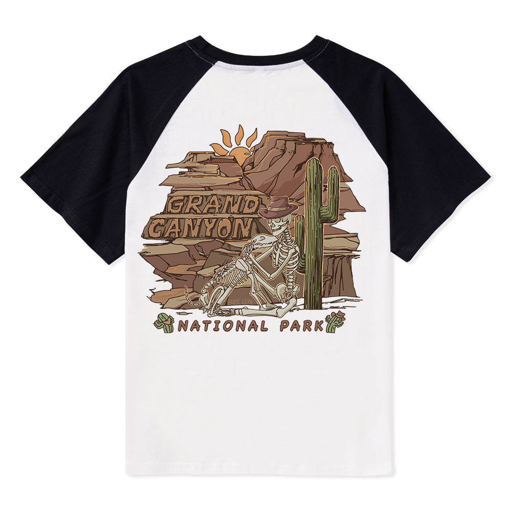 Freeleaf  Grand Canyon National Park  Unisex Raglan Sleeve Top