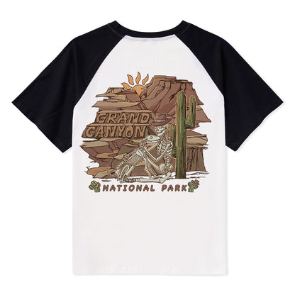 Freeleaf  Grand Canyon National Park  Unisex Raglan Sleeve Top