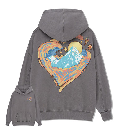 Freeleaf Heart of Wilderness Camping Unisex Nature Inspired Hoodie