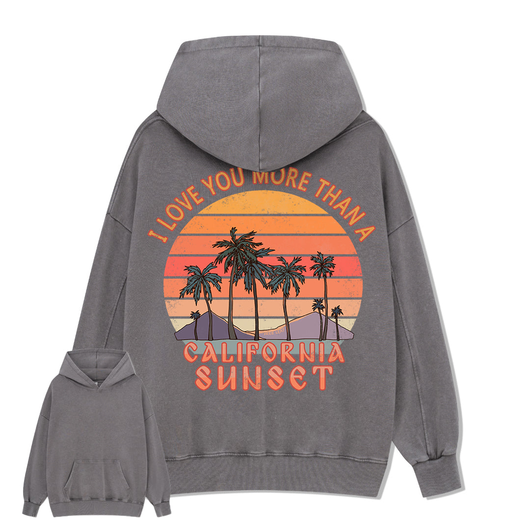 Freeleaf Sunset Reverie Unisex Back-printed Hoodie