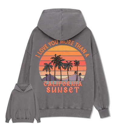 Freeleaf Sunset Reverie Unisex Back-printed Hoodie