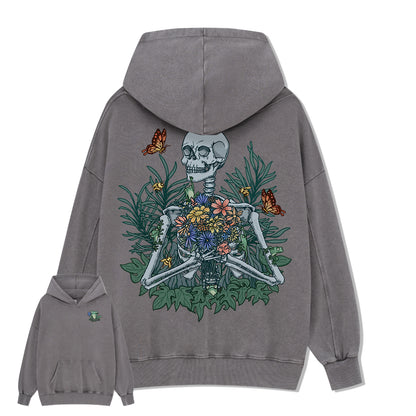 Freeleaf Rebirth in Bloom Unisex Nature Inspired Hoodie