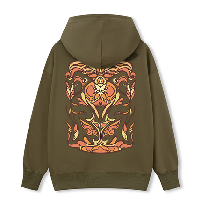 Freeleaf Golden Glow Unisex Nature Inspired Hoodie