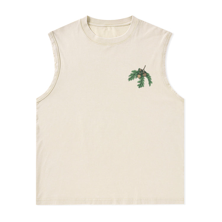 Freeleaf Into Forest And Find My Soul Unisex Washed Tank Tops