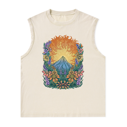 Freeleaf Rekindled Hope National Park Nature Inspired Unisex Washed Tank Tops