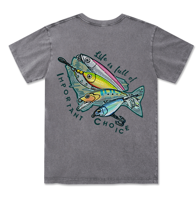 FreeleafLife Is Full Of Important Choices Unisex Washed Tee