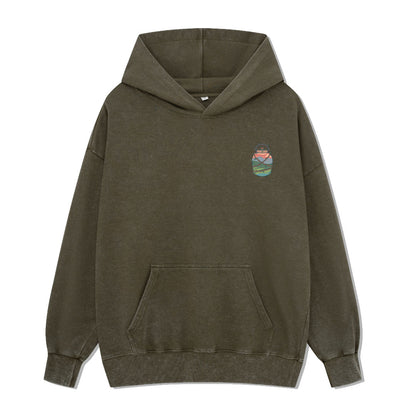Go And Discover Washed Hoodie