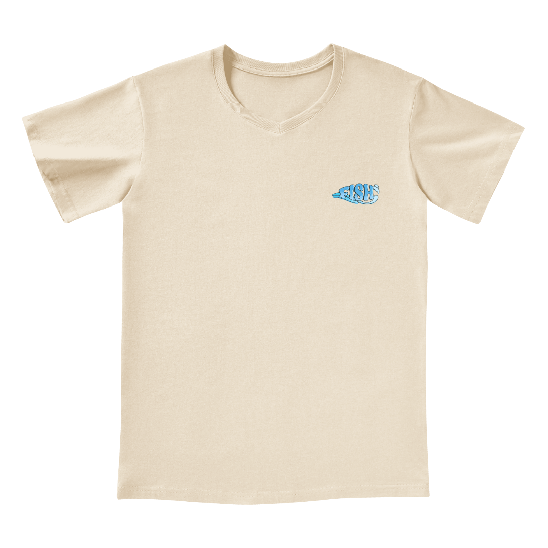 Born To Fish V-neck Tee