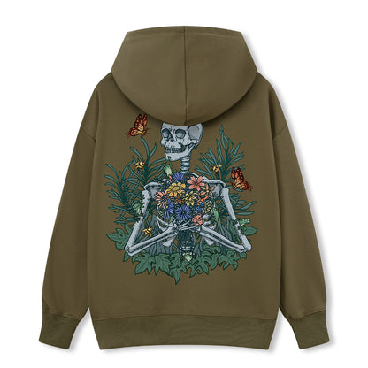 Freeleaf Rebirth in Bloom Unisex Nature Inspired Hoodie