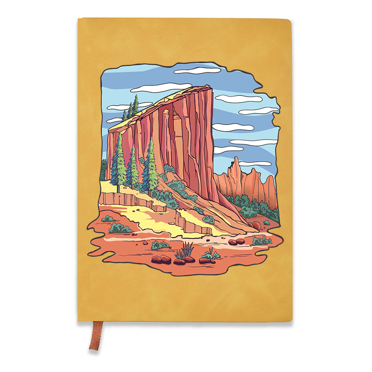 Freeleaf Zion National Park Vintage Leather Journal Notebook