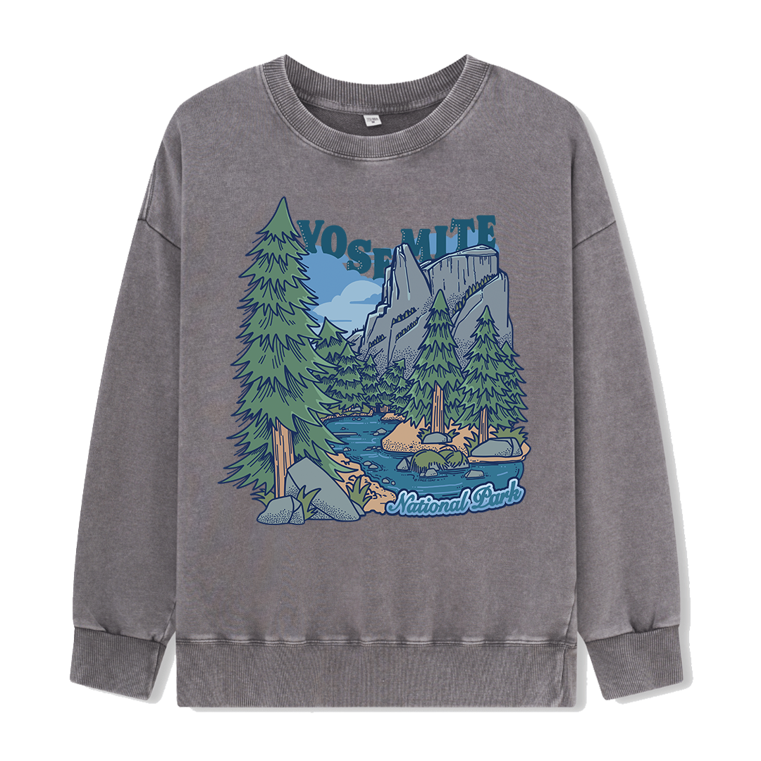 Yosemite National Park Washed Sweatshirt