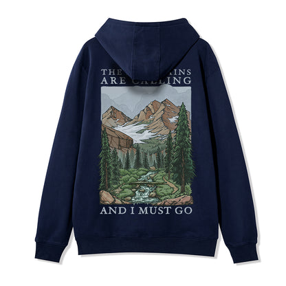 Freeleaf The Mountains Are Calling Unisex Fleece Full-Zip Hoodie