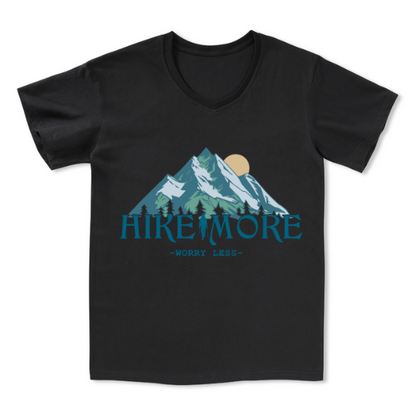 Hike More Front-printed V-neck Tee
