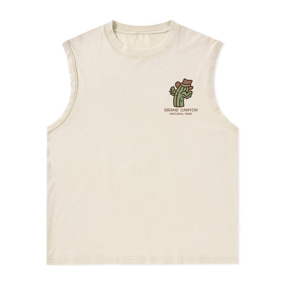 Freeleaf Grand Canyon National Park Unisex Washed Tank Top