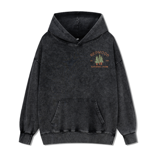 Redwood National Park Washed Hoodie