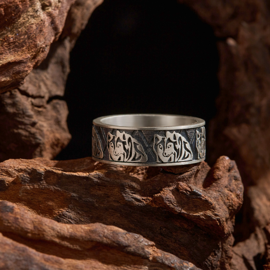 wolf-couple-sterling-silver-band-ring