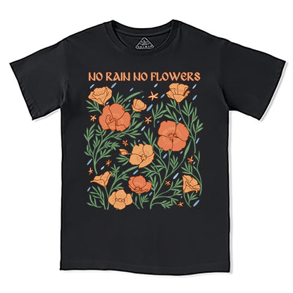 Freeleaf No Rain No Flowers Unisex Tee